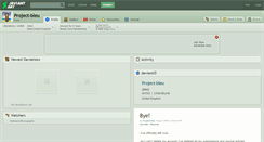 Desktop Screenshot of project-bleu.deviantart.com