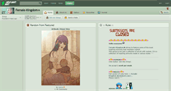 Desktop Screenshot of female-kingdom.deviantart.com