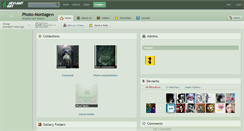 Desktop Screenshot of photo-montage.deviantart.com