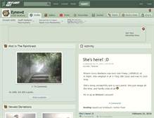 Tablet Screenshot of eynowd.deviantart.com
