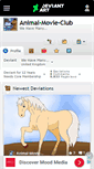 Mobile Screenshot of animal-movie-club.deviantart.com