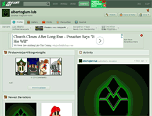 Tablet Screenshot of albertogiam-luis.deviantart.com