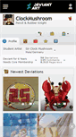 Mobile Screenshot of clockmushroom.deviantart.com
