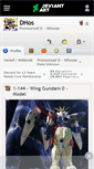 Mobile Screenshot of dhos.deviantart.com