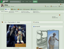 Tablet Screenshot of dhos.deviantart.com