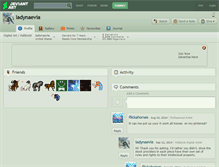 Tablet Screenshot of ladynaevia.deviantart.com