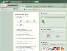 Tablet Screenshot of pixel-kawaii.deviantart.com