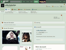 Tablet Screenshot of lolita-seduction.deviantart.com