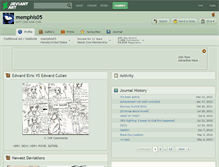 Tablet Screenshot of memphis05.deviantart.com