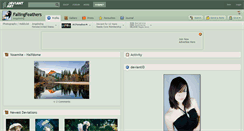 Desktop Screenshot of fallingfeathers.deviantart.com