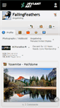 Mobile Screenshot of fallingfeathers.deviantart.com