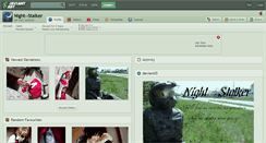 Desktop Screenshot of night--stalker.deviantart.com