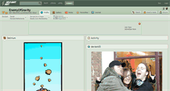 Desktop Screenshot of enemyofgravity.deviantart.com