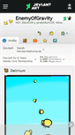 Mobile Screenshot of enemyofgravity.deviantart.com