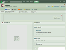 Tablet Screenshot of joodang.deviantart.com