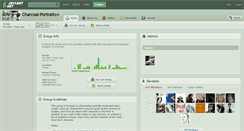 Desktop Screenshot of charcoal-portraits.deviantart.com