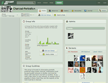 Tablet Screenshot of charcoal-portraits.deviantart.com