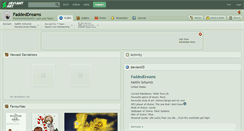 Desktop Screenshot of faddeddreams.deviantart.com