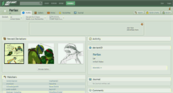 Desktop Screenshot of parilax.deviantart.com