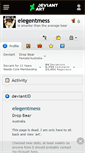 Mobile Screenshot of elegentmess.deviantart.com