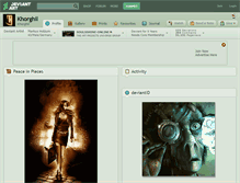 Tablet Screenshot of khorghil.deviantart.com