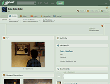 Tablet Screenshot of bau-bau-bau.deviantart.com