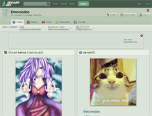 Tablet Screenshot of emovoodoo.deviantart.com