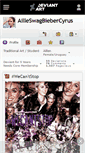 Mobile Screenshot of ailleswagbiebercyrus.deviantart.com