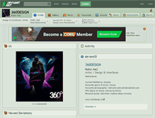 Tablet Screenshot of 360design.deviantart.com
