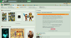 Desktop Screenshot of negaduck9.deviantart.com