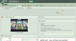 Desktop Screenshot of mbob.deviantart.com