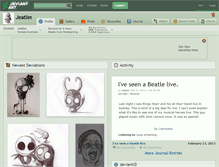 Tablet Screenshot of jeatles.deviantart.com