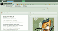 Desktop Screenshot of elementalemotions.deviantart.com