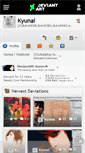 Mobile Screenshot of kyunai.deviantart.com