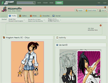 Tablet Screenshot of mizzomuffin.deviantart.com