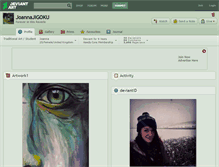 Tablet Screenshot of joannajigoku.deviantart.com