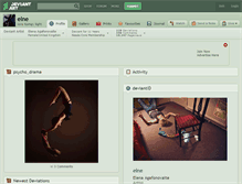 Tablet Screenshot of elne.deviantart.com