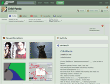 Tablet Screenshot of chibi-panda.deviantart.com