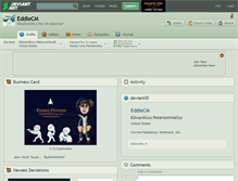 Tablet Screenshot of eddiecm.deviantart.com