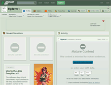 Tablet Screenshot of bigdavex1.deviantart.com