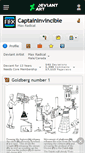 Mobile Screenshot of captaininvincible.deviantart.com