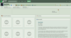 Desktop Screenshot of nyxfetish.deviantart.com