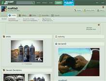 Tablet Screenshot of anaritad.deviantart.com