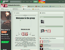 Tablet Screenshot of hidasakufanclub.deviantart.com