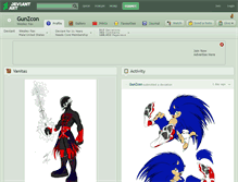 Tablet Screenshot of gunzcon.deviantart.com
