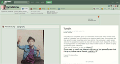 Desktop Screenshot of hannahrenae.deviantart.com