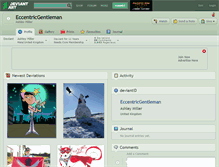 Tablet Screenshot of eccentricgentleman.deviantart.com