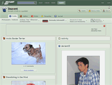 Tablet Screenshot of deavent.deviantart.com