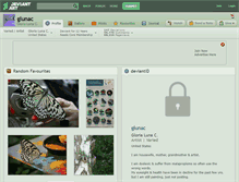 Tablet Screenshot of glunac.deviantart.com