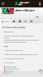 Mobile Screenshot of draw-with-us.deviantart.com